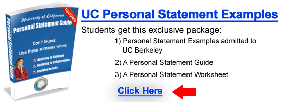 Examples of uc personal statements