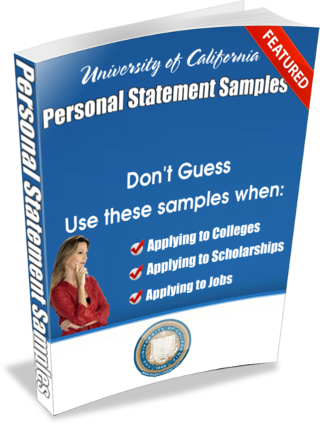 Uc personal statement format