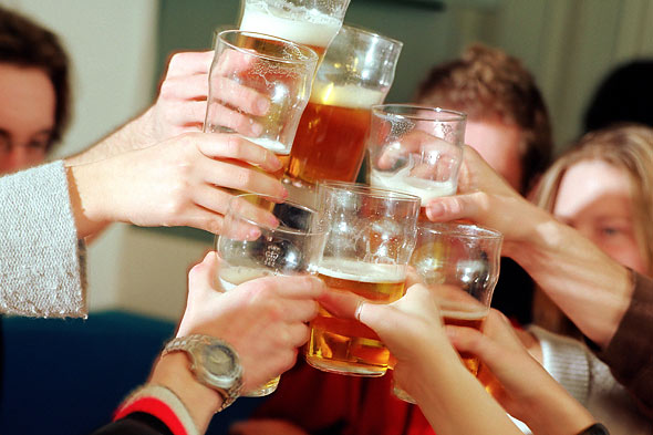 College Students Drinking Alcohol