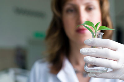 Female Life Sciences Student