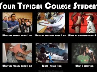 typical college student meme
