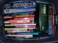 Stack of Textbooks