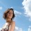 Female Student Under Blue Sky