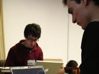 Student Working on Laptop